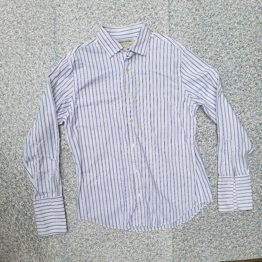 Banana Republic Men's Long Sleeve button up Large